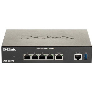 D-Link DSR-250v2 4-Port Unified Services VPN Router